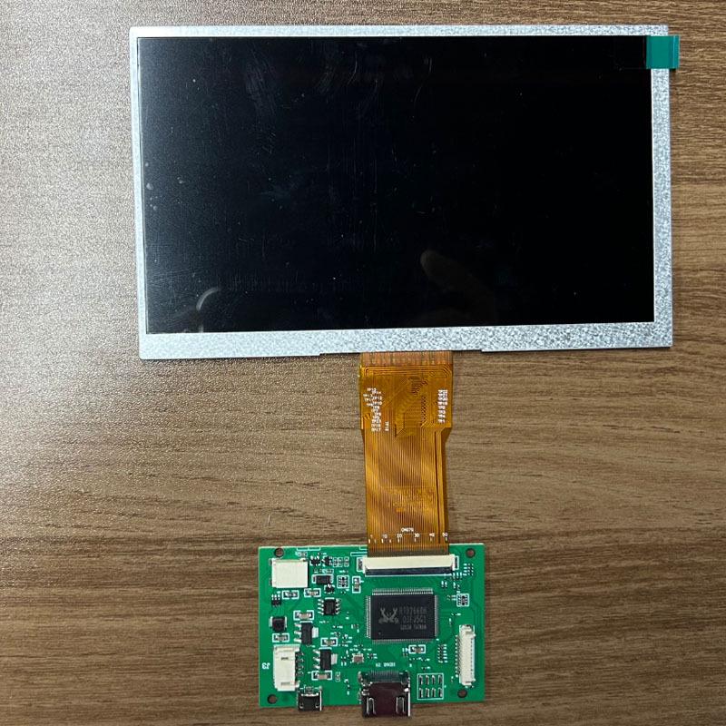 7-inch IPS LCD Display, Full HD, 50-Pin RGB, Dual-Chip, Frame-Mountable or Bonded with Touchscreen