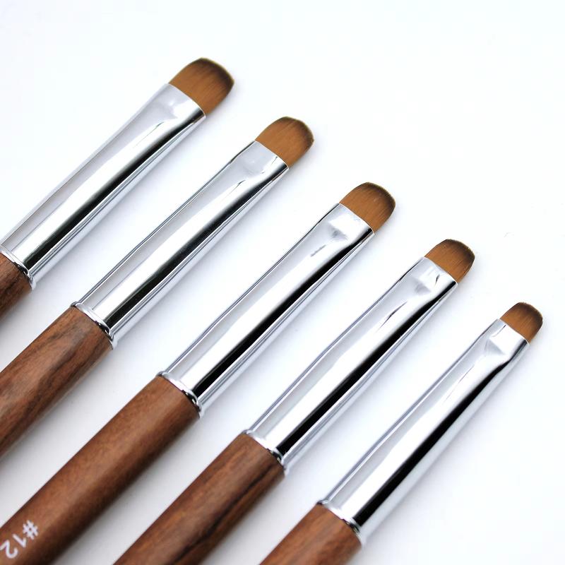 French Nail Art Brushes Flowers Drawing Pen Versatile Nail Drawing Pen Nail Tools Sandalwood Handle Manicure Pen