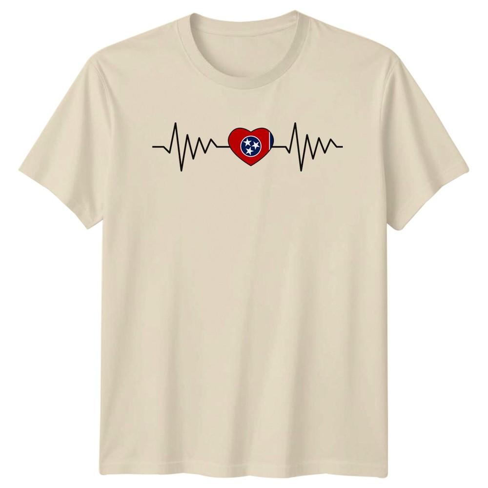 Tennessee Heartbeat TShirt State Pride Tennessee Birthday Gift For Him And Her