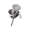 Cilio Wein-Trichter mit Edelstahl-Filter Silber - CI200607