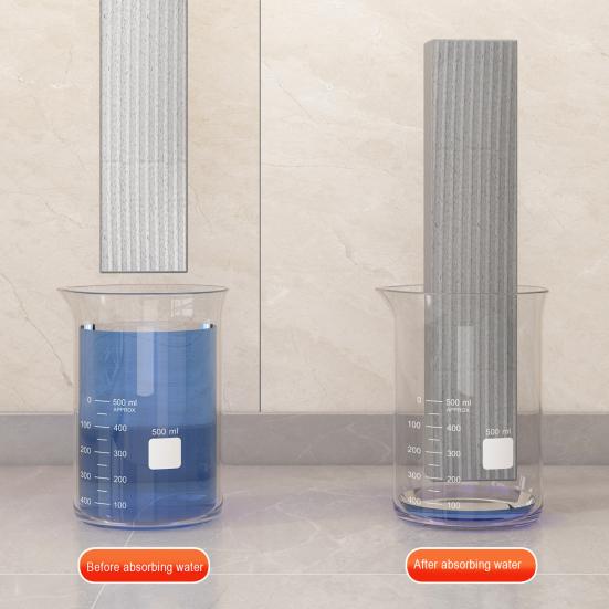 1/2/3 ks Mini mop s designem hlubokých drážek Mokrý/suchý houbový mop Jednoruční ždímací rukojeť Skládací stolní mop