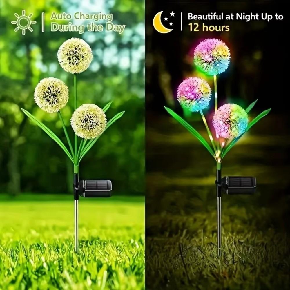 Waterproof Dandelion Lights Solar Powered Solar Yard Lights New Solar Outdoor Lights
