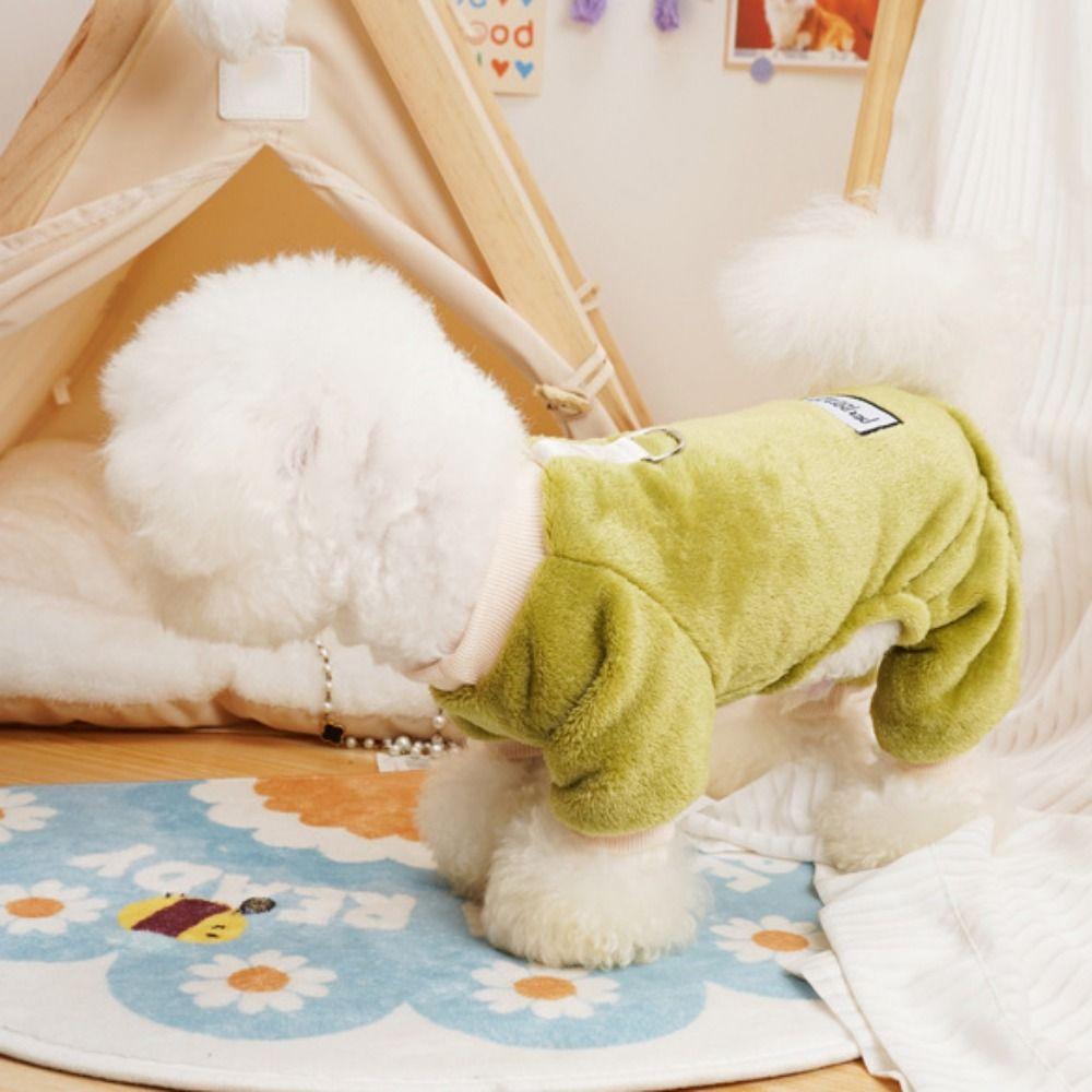 Soft Winter Dog Jumpsuit Thicken Dogs Cold Weather Clothes  For Dogs Puppy Cats