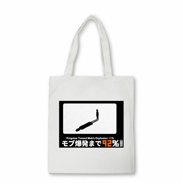 Mob Psycho 100 anime shopper bag Reusable Student Bookbag Fashion canvas bag Large Capacity Handbags Shigeo Kageyama Bags