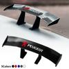 Für Peugeot Kohlefaser-Look Auto Mini Heckspoiler Mini Flügel Kleines Modell Für Peugeot 206 308 307 208 207 3008 2008 508 407 301