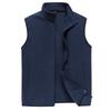 Men's Autumn & Winter Double-Sided Fleece Vest - Stand-Up Collar, Thickened, Warm, Sporty & Casual Style.
