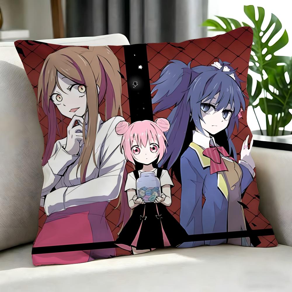 anime Happy Sugar Life Cushion Cover Cushion Cover Set Pcs x x x Pillowcase Decorative Sofa Home Decor