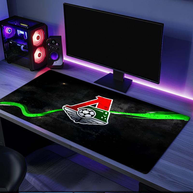 Lokomotiv Moscow mouse pad, rubber base, esports desk mat, mouse pad for gamers and office use, gaming desk , easy to clean mat
