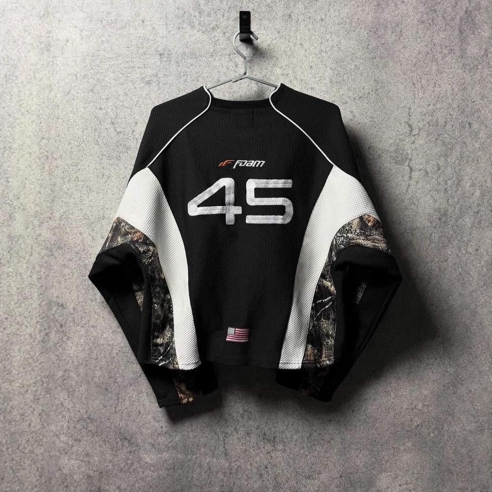 Amerikanischer Retro Hip Hop Streetwear Hoodie für Herren - Lässiger lockerer Schnitt Motorrad Oberteil