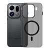 Applicable To OPPO FindX9Pro Mobile Phone Case Corrugated Grating Magnetic Suction Reno14Pro Ice Mist Anti-drop Protective Case