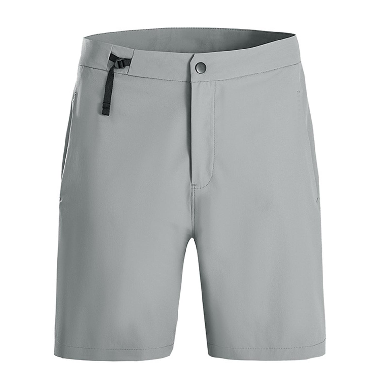 

Мужские шорты для гольфа и тенниса M-7XL - Быстросохнущие спортивные шорты с кулиской на поясе и карманами 7XL серый