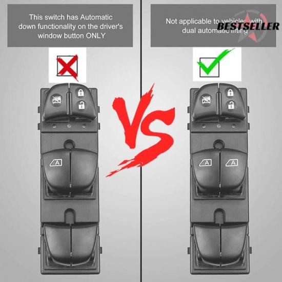 Sale Front Left Driver Side Master Power Window Switch for Nissan Altima 2013-17