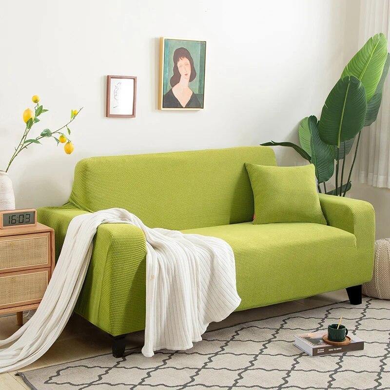1/2/3/4 Seater Elastic Sofa Covers Stretch L-Shaped Corner Sofa Cover Anti-dirty Plaid Armchair Sofa Covers For Living Room Home