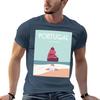 Portugal Travel Poster Illustration Wall Art Decoration Tshirt Work Comfort Tshirt For Unisex