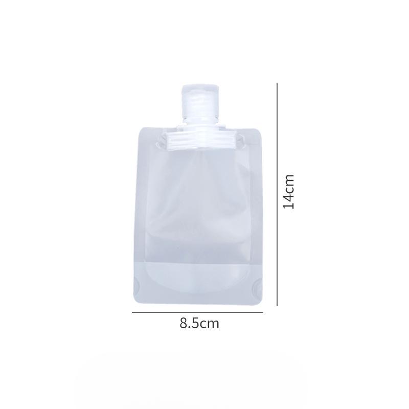 Travel Bagged Facial Cleanser, Body Wash, Shampoo, Portable Cosmetics and Lotion for Business Trips, Transparent Bagged Bags