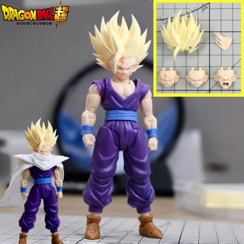 New Nono Hm Dragon Ball Z Shf Gohan Hair Figure Accessories Model Son Goku Headsculpts Kit Collectible Anime Toys Brithday Gifts