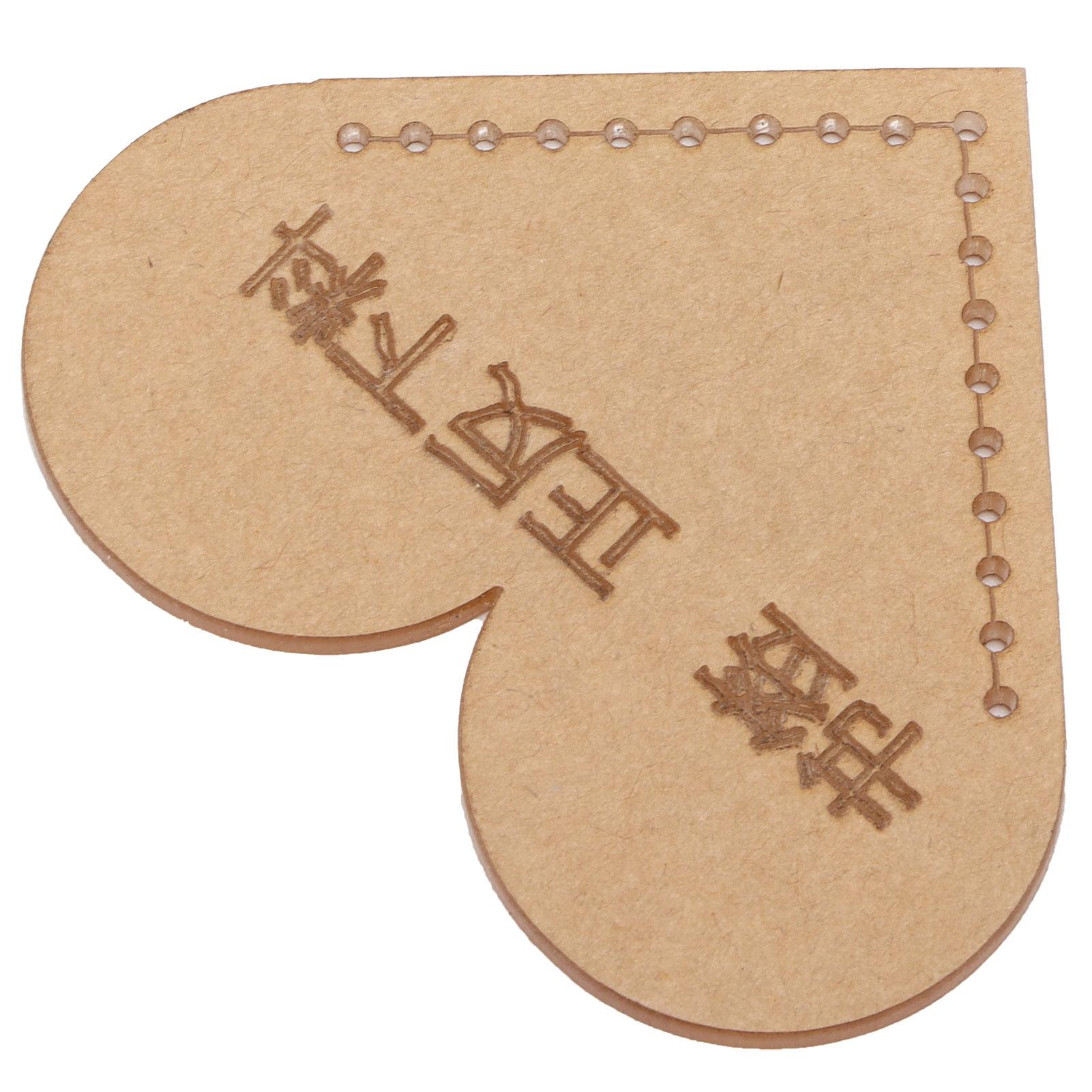 

Акриловый шаблон Прочный Прозрачный Чистый Сделай сам Закладка Подвеска Трафарет для Декоративной Подвески