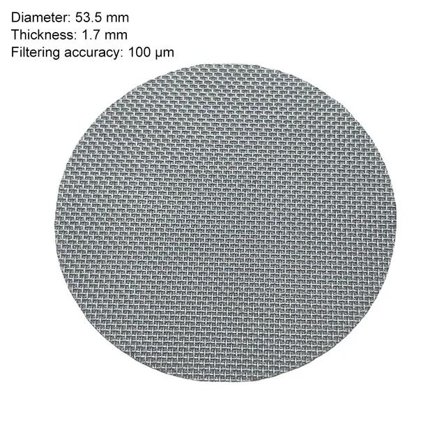 51/53/58 MM Kaffee Sekundärwasserverteiler austauschbares Rückstoß-Filtersieb geeignet für Kaffeemaschinengriff Scheibensieb