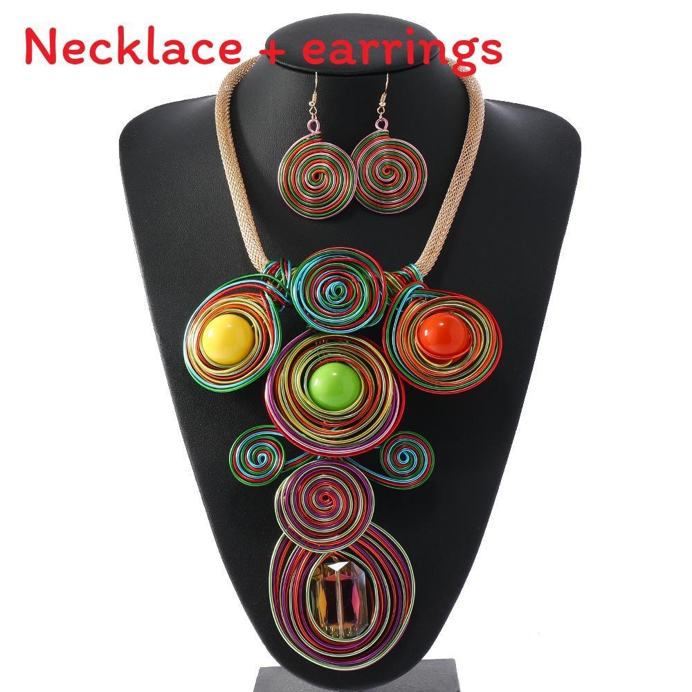 Set Jewelry Stylish With Crystals And Natureinspired Flower Motifs For Men And Women