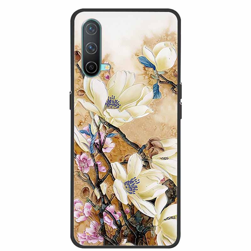 3D Phone Case For OnePlus Nord CE5 CE CE2 CE3 CE4 Relief Emboss Flower Cover for OnePlus Nord CE 2 3 4 5 Silicone Soft Protector