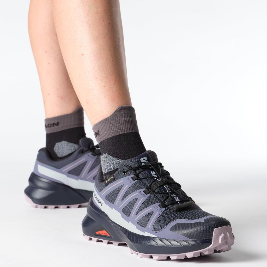 [Salomon] Trail Running Shoes SPEEDCROSS PEAK GORE-TEX WOMEN Women's L47790700 Blue Nights/Grisaille/Nirvana 24.5 cm