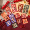 6pcs/set Chinese Style New Year Red Envelopes Cartoon Cash Envelopes  Chinese New Year