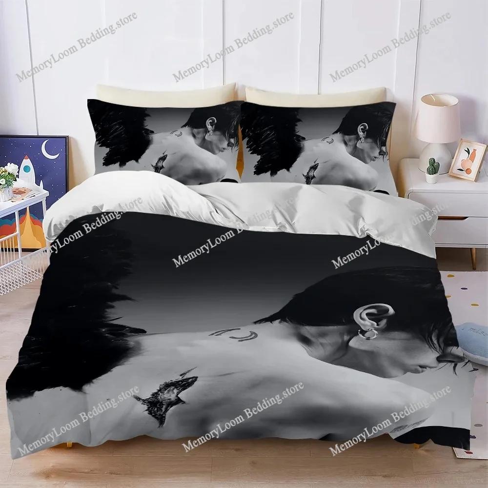Hot Singer Y-Yungblud Idols Duvet Cover Set Home Style Bedding Soft Laundry Cotton Bed Student Dormitory Gift Home Textile963