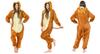 Warme Herren-Schlafanzüge Löwe Kigurumi Erwachsenen Overall Jumpsuit m Onesie Löwen Kostüm - S