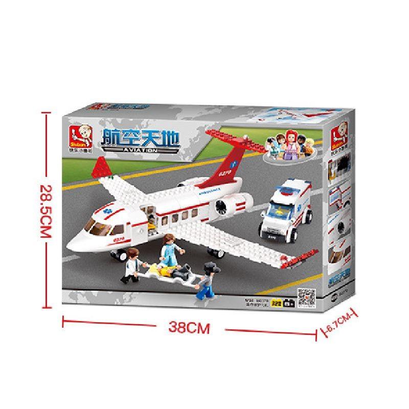 Blocks Airplane Building Assembly Toy Aviation Model Puzzle Fun Children For