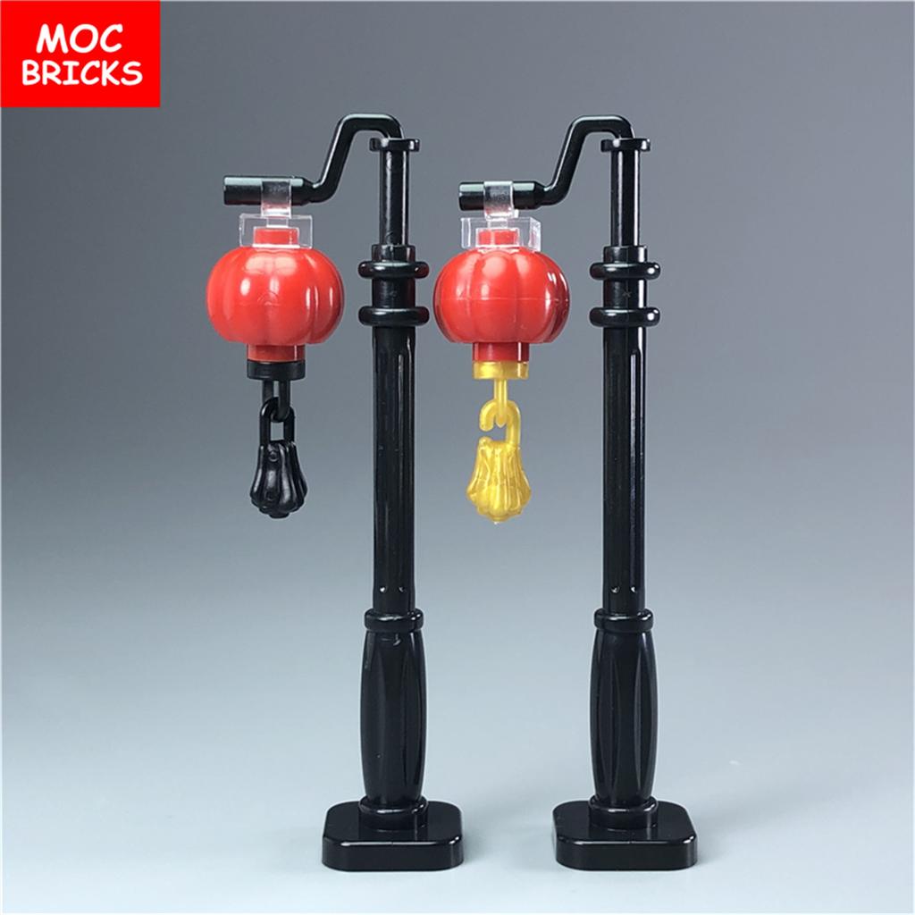 MOC Bricks Chinese Culture Spring Festival Happy New Year Gift Red Envelope Wedding Wine Model City Building Blocks Toys For Kid