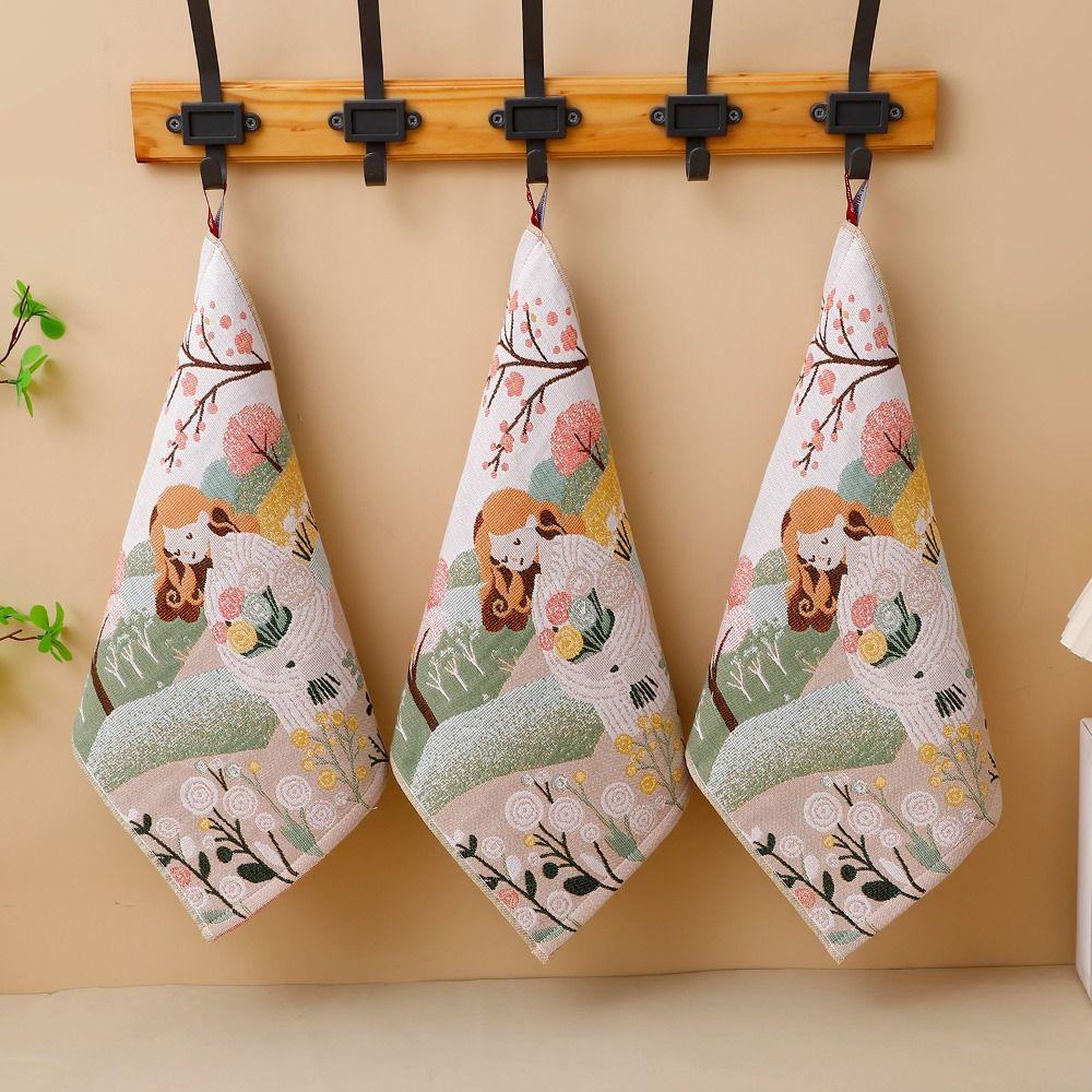 4 Layer Cotton Gauze Pure Cotton Face Towels 34x40cm Dish Cloth Kitchen Towel for Kids Children