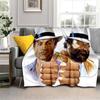 Bud Spencer Terence Hill Wirft Wirft Decke für Kindersofa Reise Wandern Picknick Beding Super Weiche Flanelldecke Geburtstagsgeschenk