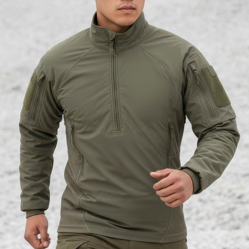 

Forbearance ACE Thick Long-sleeved Base Shirt Men s Camouflage Cotton Clothing Cold M зелёный