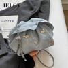 IELGY Cloud Bag Ladies All-Match Chain Cross-Body Dumpling Bag
