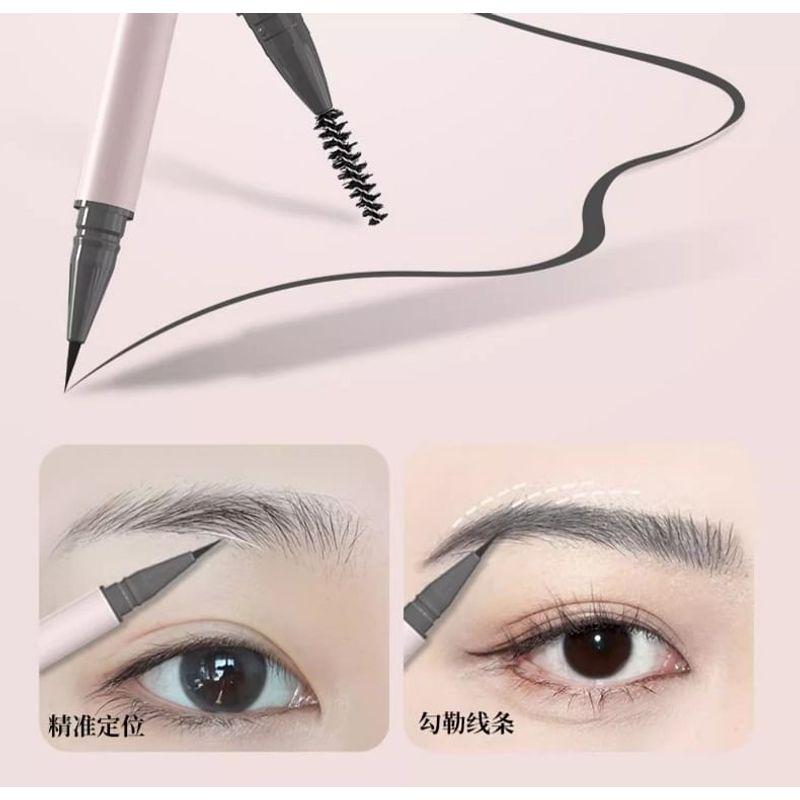 DEZONE - Dual Head Liquid Eyebrow Pen with Brush - 2 Colors