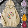 2025 Autumn and Winter New Velvet Long-sleeved Pocket Flower Pattern Sweater Supports Printed Jacket