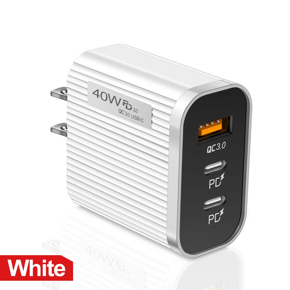 USB+2PD Type-C Multi-Port Charger (US/EU)