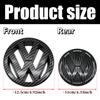 1/2Pcs Original Car Replace Front Grill Badge Trunk Lid Tailgate Emblem Logo Decor Accessory For VW GOLF 5 3D Premium Pro Plus Bu2