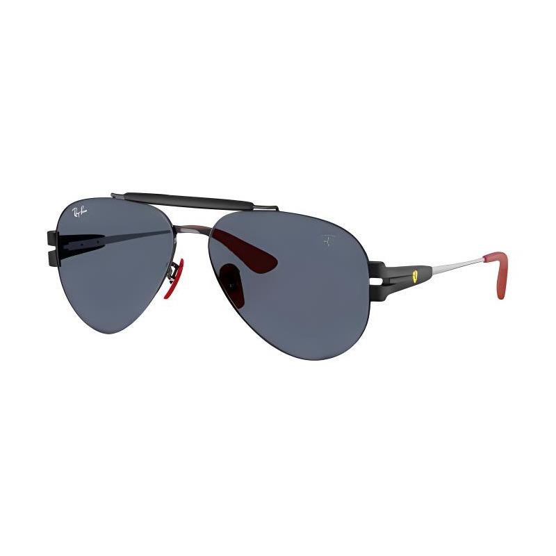 RAYBAN Square Sunglasses Unisex Couple Style Multicolor 58 0RB3743M-