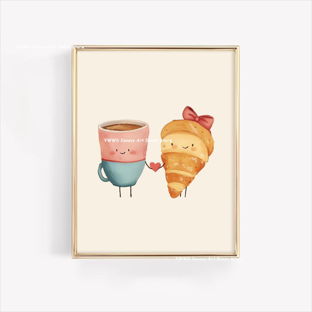 Cute Animal Bubble Bath Wall Art Cute Bathroom Animal Poster Kids Funny Toilet Paper Canvas Print for Nursery Home Decor Gifts