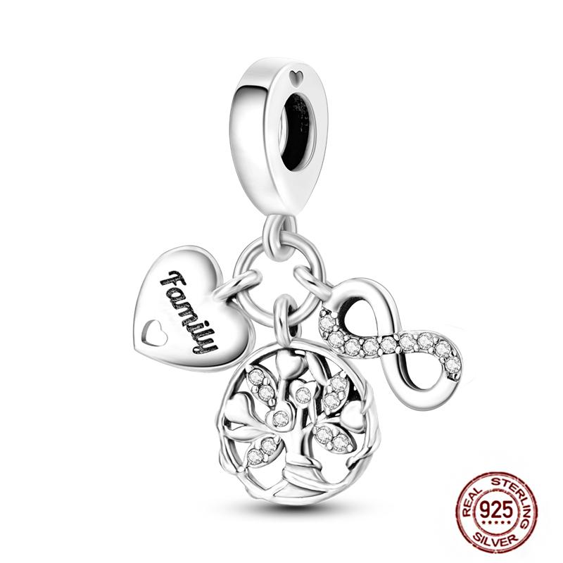 Charms Fit Pendant Copper Original Bracelet Luminous Firefly Butterfly Turtle Feather Blue Eyes Beads Diy Clip Jewelry Gifts