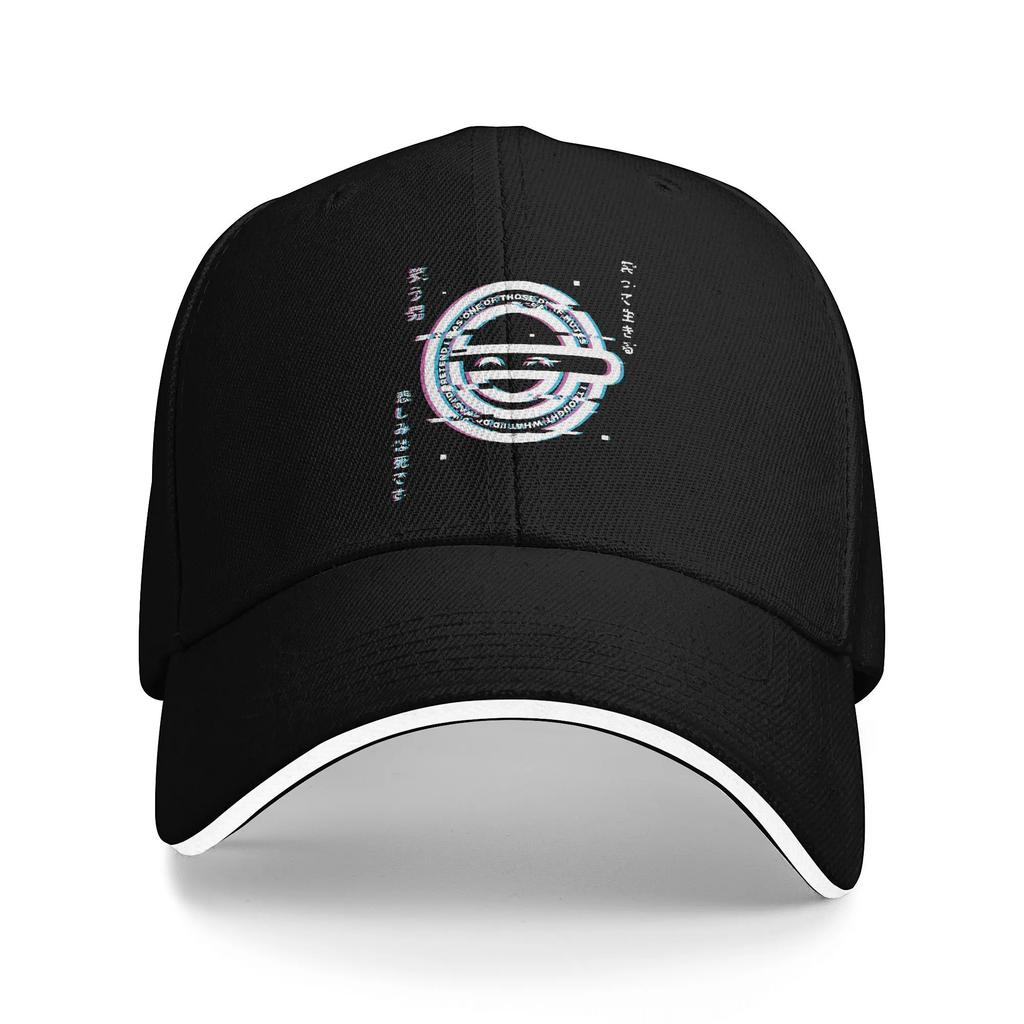 Summer The Laughing Man Ghost In The Shell Golf Hat Unisex Style Trucker Hat Formal Travel Adjustable Fit Sun Caps