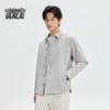 Benlai Men's Fleece-Lined Casual Long-Sleeve Shirt