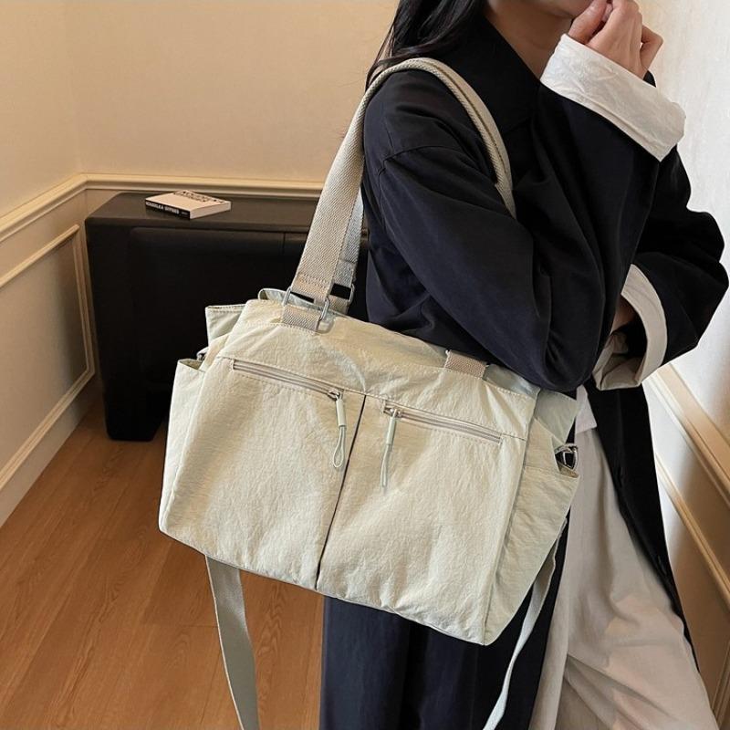 Canvas-Tasche Damen große Kapazität neu Herbst und Winter vielseitige Umhängetasche Schulter Unterarmtasche Pendler Tragetasche
