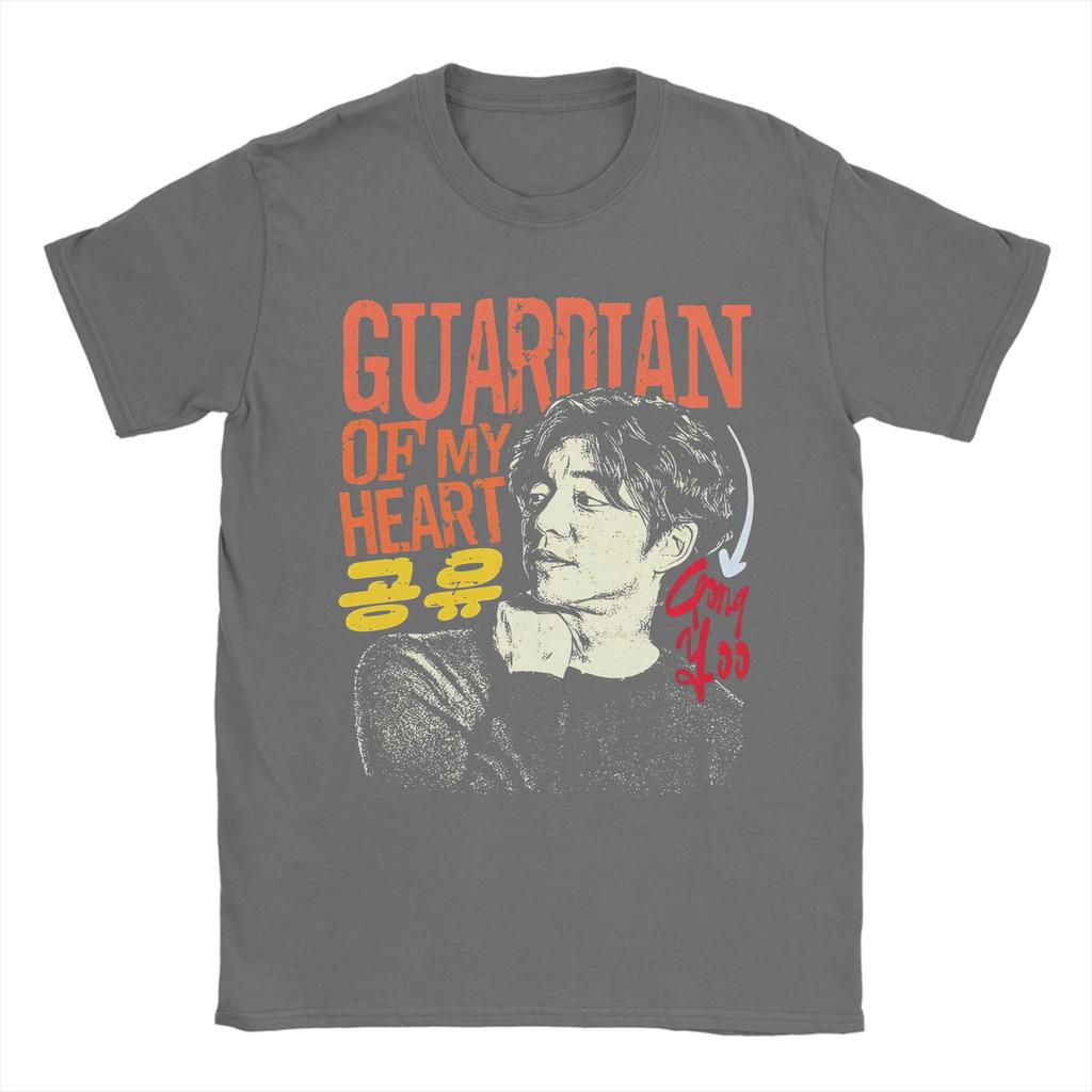 Funny Guardian of My Heart Gong Yoo  T Shirt Men Round Neck Short Sleeve Tops Shirts  Cotton Summer TopsTops