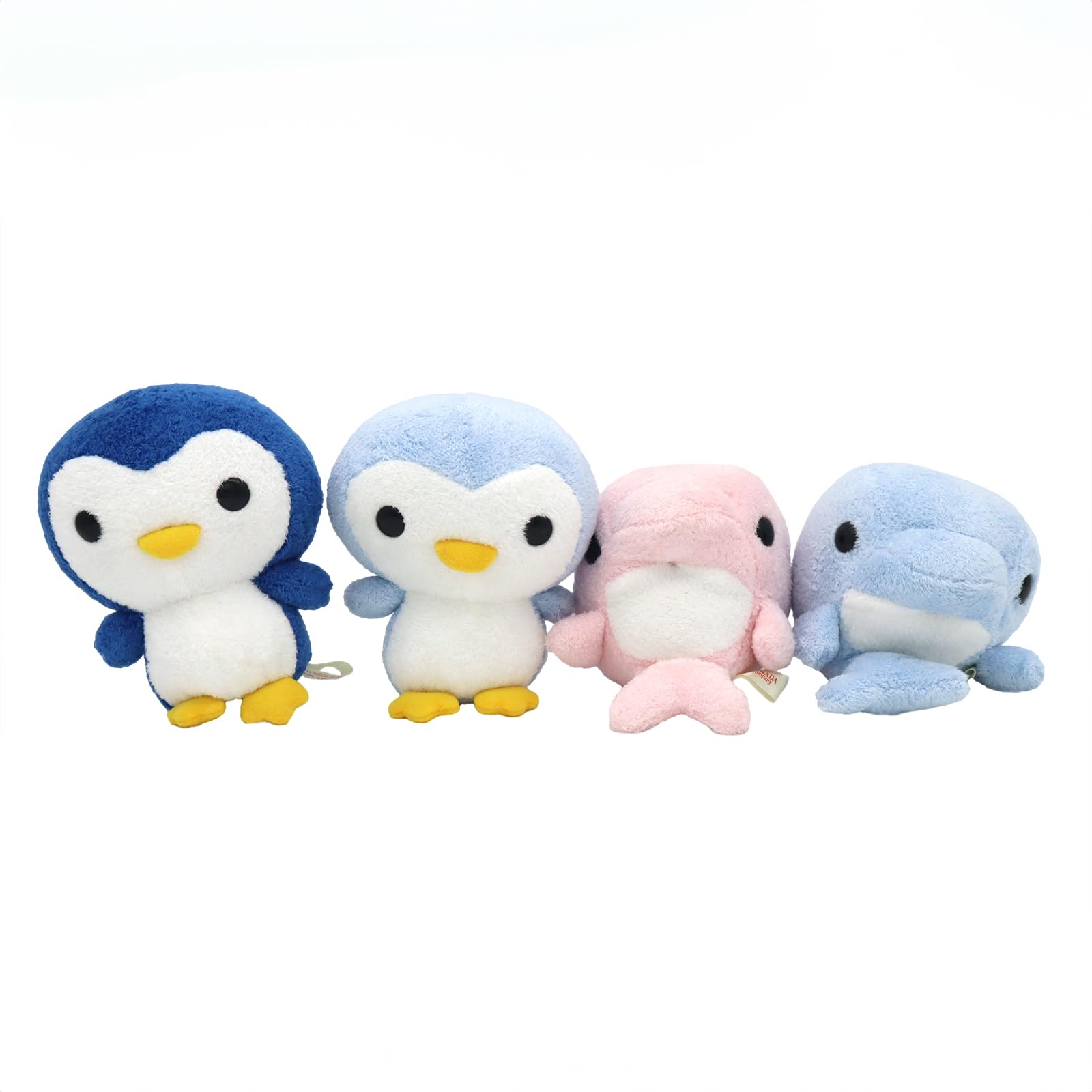 Shinada Plush Animal Rep Umi each of dolphin and Set of 4 (2 penguin) (S)