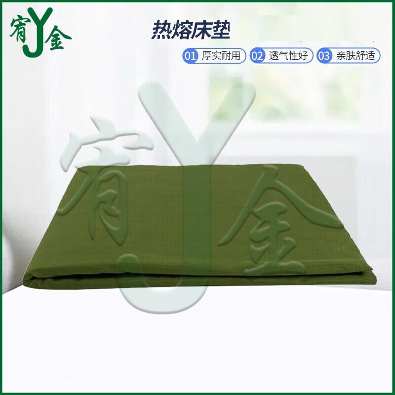 Youjin Army Green Hot Melt Single Mattress Pad
