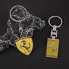 För Ferrari Roma 488 Portofino F8 Roma Spider SF90 Superfast 3D Metallbilmärke Nyckelring Nyckelring för Män och Kvinnor Nyckeldekoration