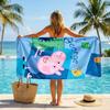 Pink Pig Fashion Beach Towel: Ideal for Summer Adventures Soft, Absorbent and Quick Drying Suitable for Swimming and Bathing