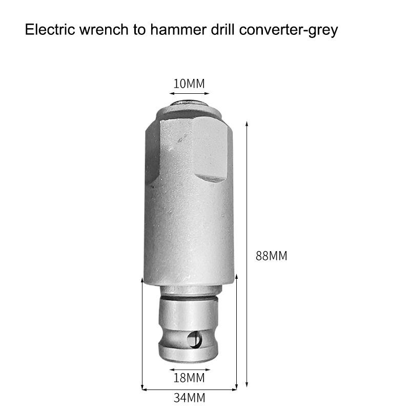 SDS-Plus to SDS-Max Adapter - Carbon Steel Rotary Hammer Converter, Impact Resistant Shank for Labor-Saving Drilling
